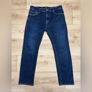 Mavi Zach Straight Leg Jeans Mens 33x30 Blue Denim Dark Wash Stretch Regular Fit